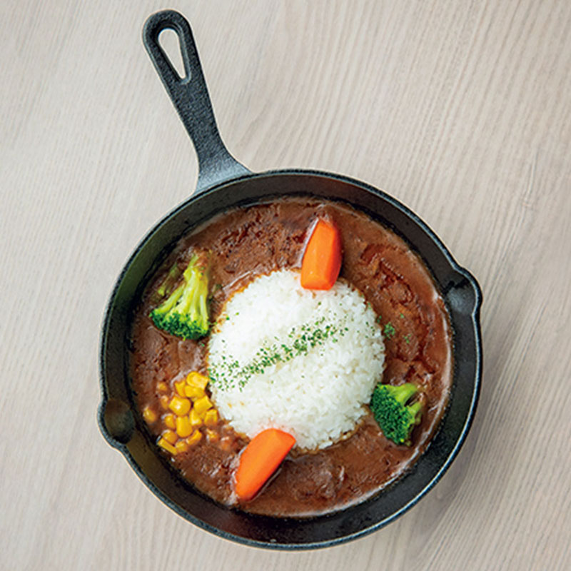 「あか牛挽肉カレー」